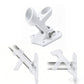 Dual Hole 45 and 90 Degree Adjustable Aluminum Flag Pole Wall Mount Holder