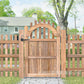 2Pcs Stainless Steel Spring Cable Pull Self-Locking Gate Latch Fit for Wooden Fence Gate