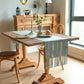 Vintage Farmhouse Woven Table Runner with Tassel for Dining Room Kitchen Reading Dresser