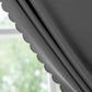 Blackout Curtains No Drill Adhesive Curtains for Bedroom Living Room Office-Grey
