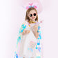 2Pcs Princess Dress-Up Clothes 9Pcs Mermaid Dress-Up Cape Kit