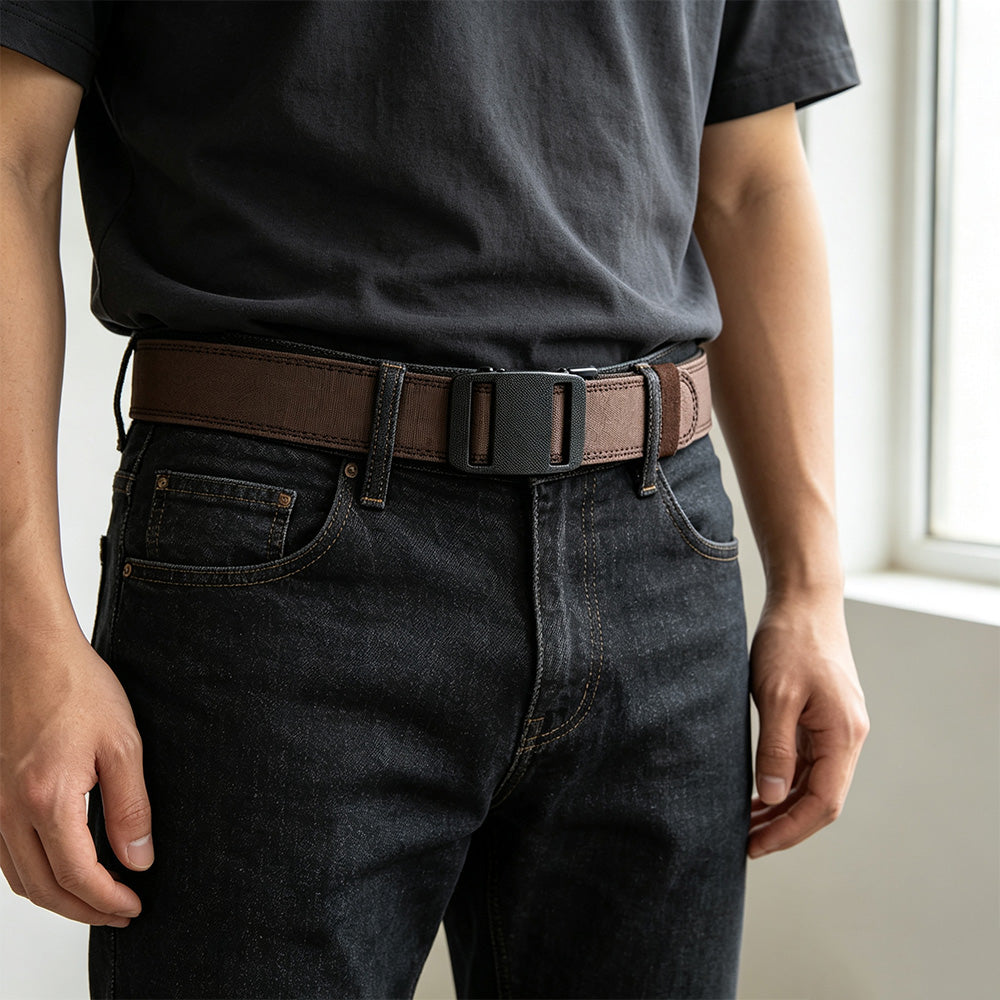 Double Layer Thickened Tactical Belt with Automatic Buckle