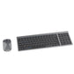 Wireless Keyboard and Mouse Set Triple Modes Bluetooth  Rechargeable For Tablet PC