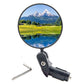 Handlebar Bike Mirrors Adjustable Bicycle Rearview Mirror for Mountain Road Bikes