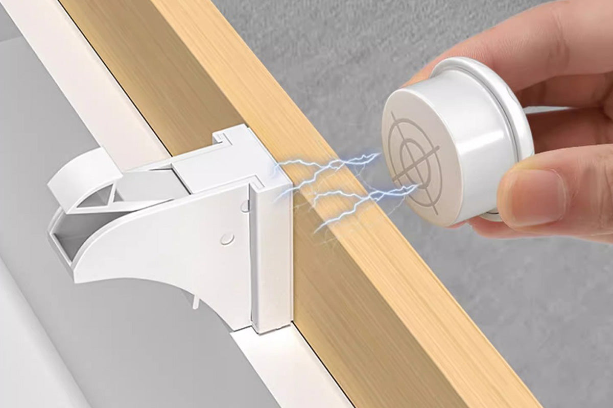 No-Drill Invisible Drawer Locks for Pet Proofing Cabinets