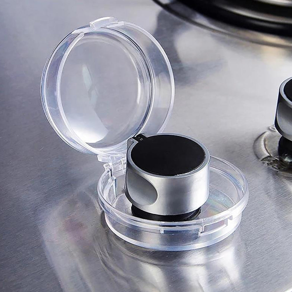 8Pcs Gas Stove Oven Knob Lock Protector Cover