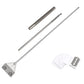 Aquarium Glass Scraper 65.5cm Stainless Steel Algae Scraper with 10 Blades