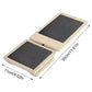 2Pcs Wooden Non-Slip Foot Strengthener Trainer Ankle Balance Board
