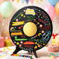 Vintage Vinyl Record Birthday Display Board Desktop Party Sign