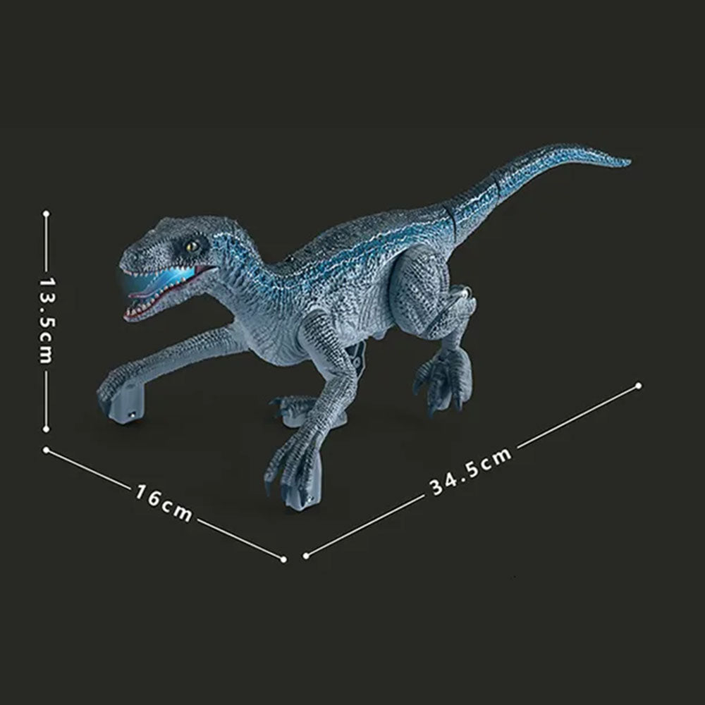 2.4G Dinosaur Toy Remote Control Walking Roaring Velociraptor