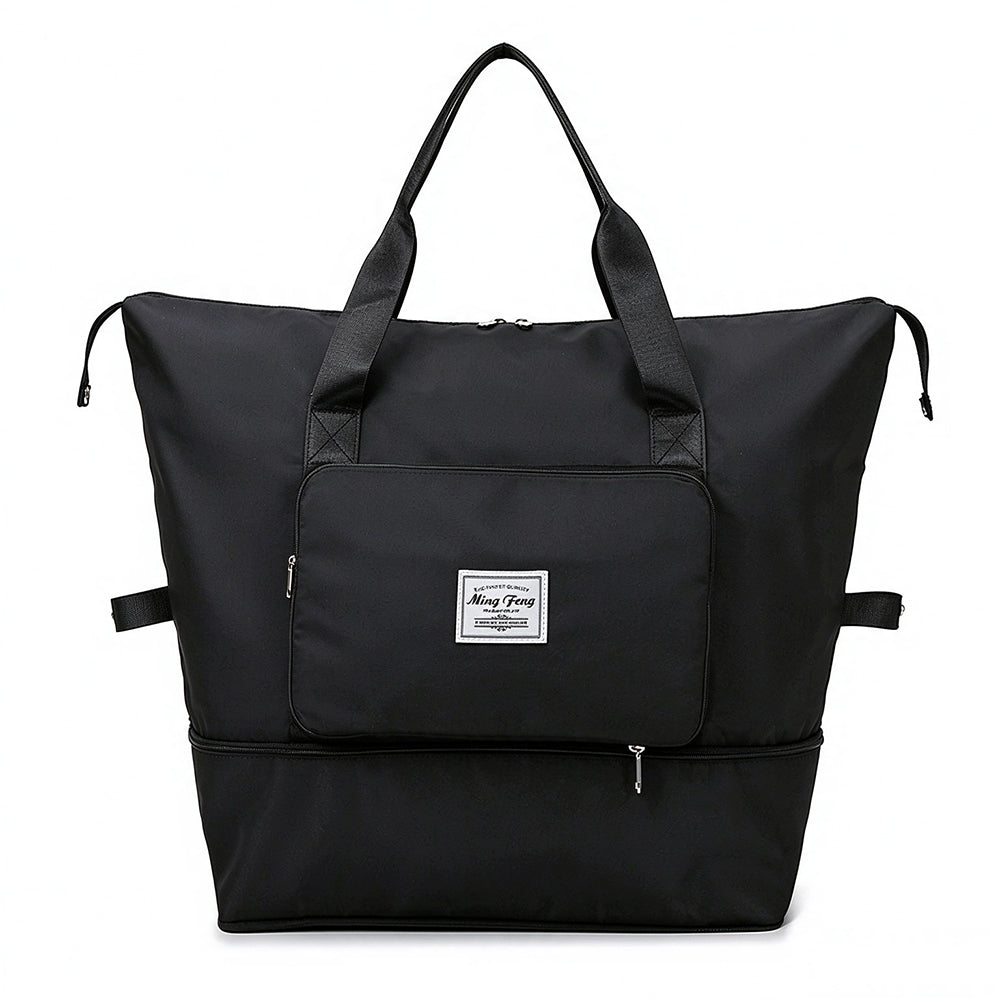 Expandable Travel Duffel Storage Bag for Short Trips and Gym