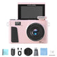 Digital Camera with Flip Screen WIFI Remote Control Vlogging Camera