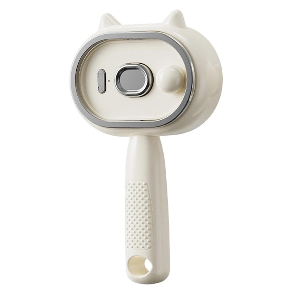 Electric Spray Hair Brush with Cat Ear Design and One Click Cleaning
