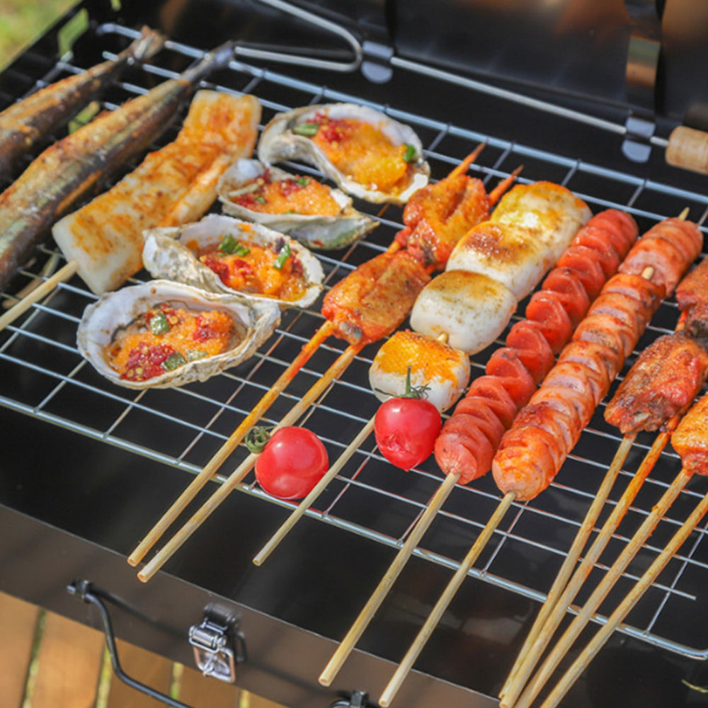 Portable Folding Charcoal BBQ Grill Utensil for Camping Travel Picnic Outdoor