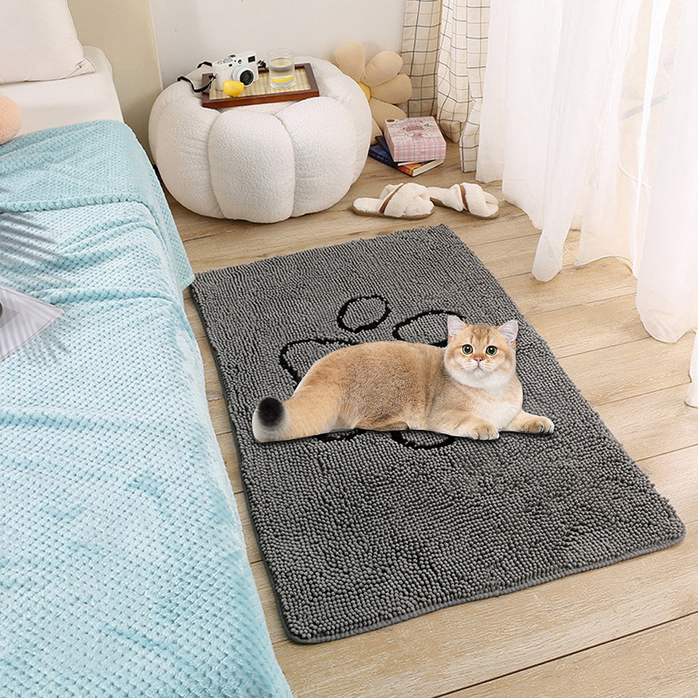 43x61cm Pet Dog Highly Absorbent Chenille Door Mat