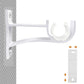 2 Pack Thickened Aluminum Alloy Curtain Rod Brackets for 28 to 32mm Rods