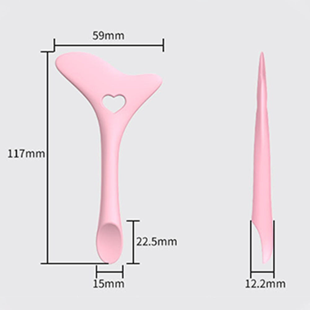 2Pcs Silicone Eye Liner Aid Washable Makeup Accessories
