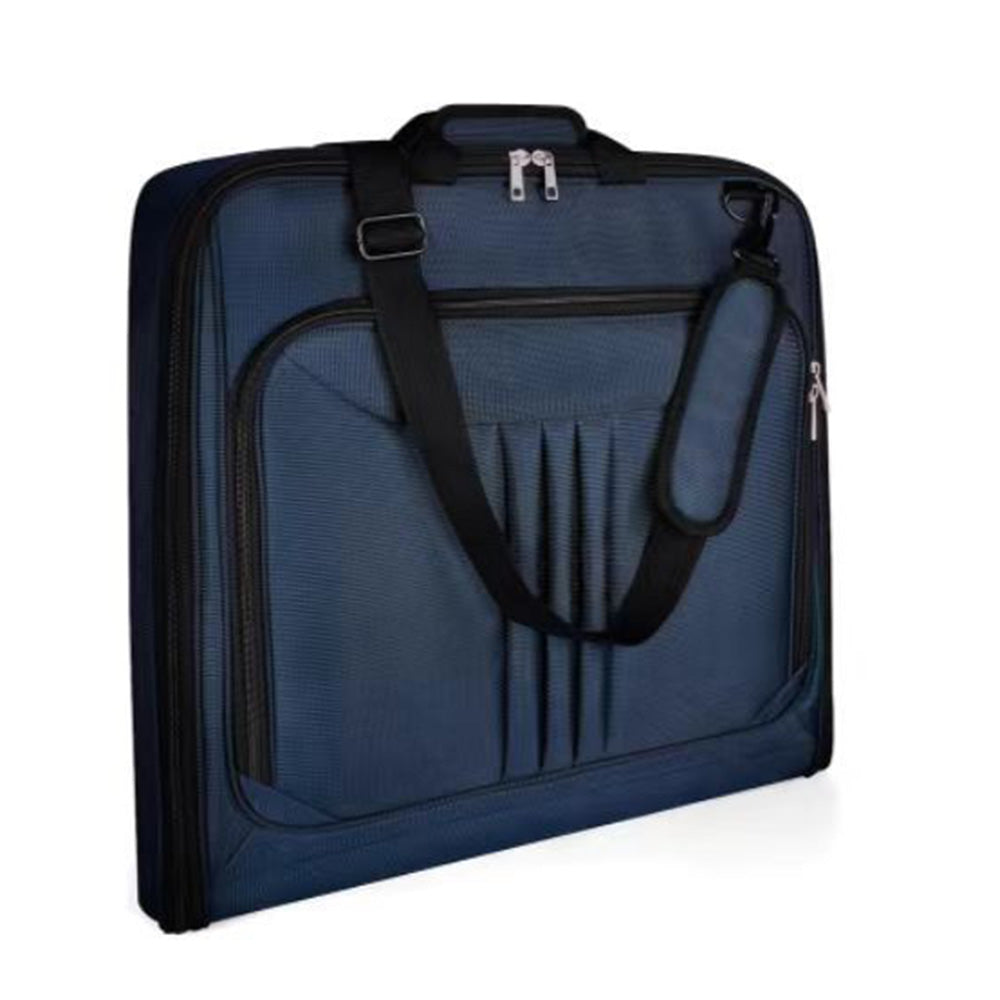 Water-resistant Foldable Garment Bag for Travel with Hanger Detachable Shoulder Strap