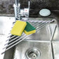 Triangle Roll-Up Dish Drying Rack For Sink Corner Sink Kitchen Drainer And Organizer