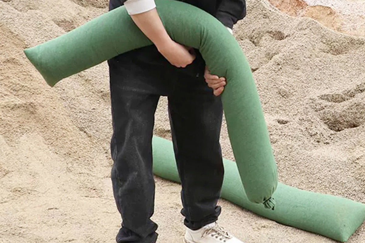 Long Sand Bags for Flooding Water Versatile Flood Wind Rain Barrier Sand Bag