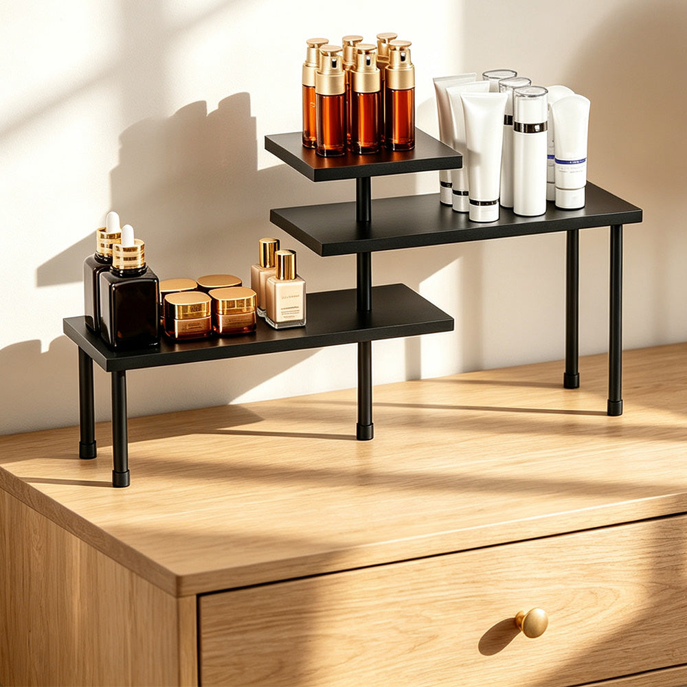3 Tier Foldable Corner Countertop Storage Shelf