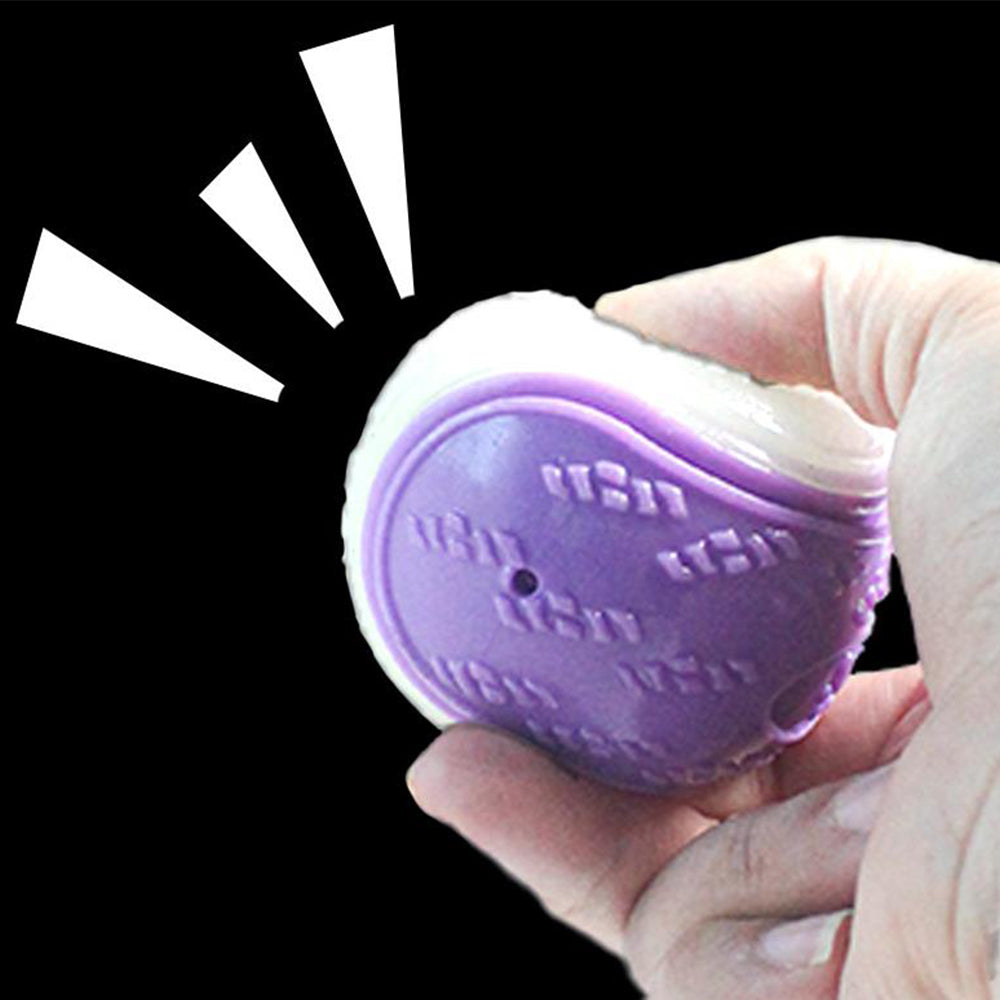 4Pcs 6.5CM Pet Interactive Playing Toy High Bouncy Vibrant Color Squeaky Rubber Balls