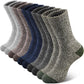 5 Pairs Winter Warm Thermal Wool Hiking Socks for Men