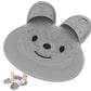 Shower Foot Scrubber Mat Rabbit-Shaped Silicone Foot Scrubber Pad