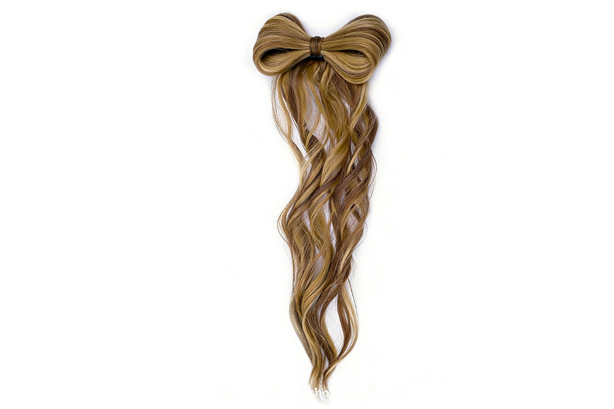 Bow Ponytail Hair Clip for Long Curly Hair Decorative