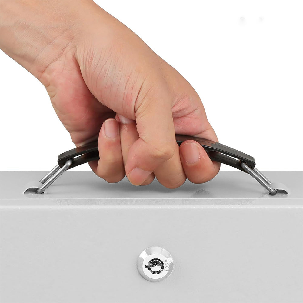 Key Lock Document Box with Two Keys and a Pad for Personal Items