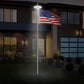 Solar Powered Flag Pole Light 26 LEDs Auto Active Super Bright Outdoor Camping Tent Light