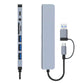 8 In 1 USB-C And USB-3.0 HUB Multiport Adapter Multifunction Splitter Docking Hub