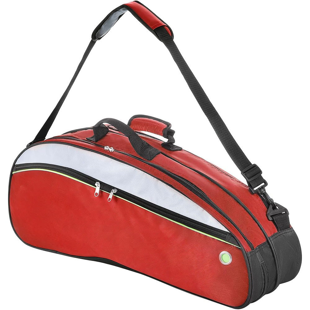 Badminton Bag for 4 to 6 Rackets with Shoe Compartment and Shoulder Strap