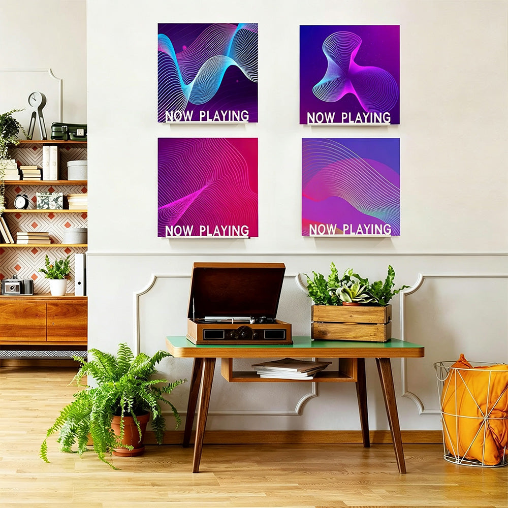 Acrylic Vinyl Record Wall Display Shelf