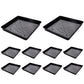 10 Pack Seedling Tray Fine Holes Plant Propagation Seedling Hydroponic Square