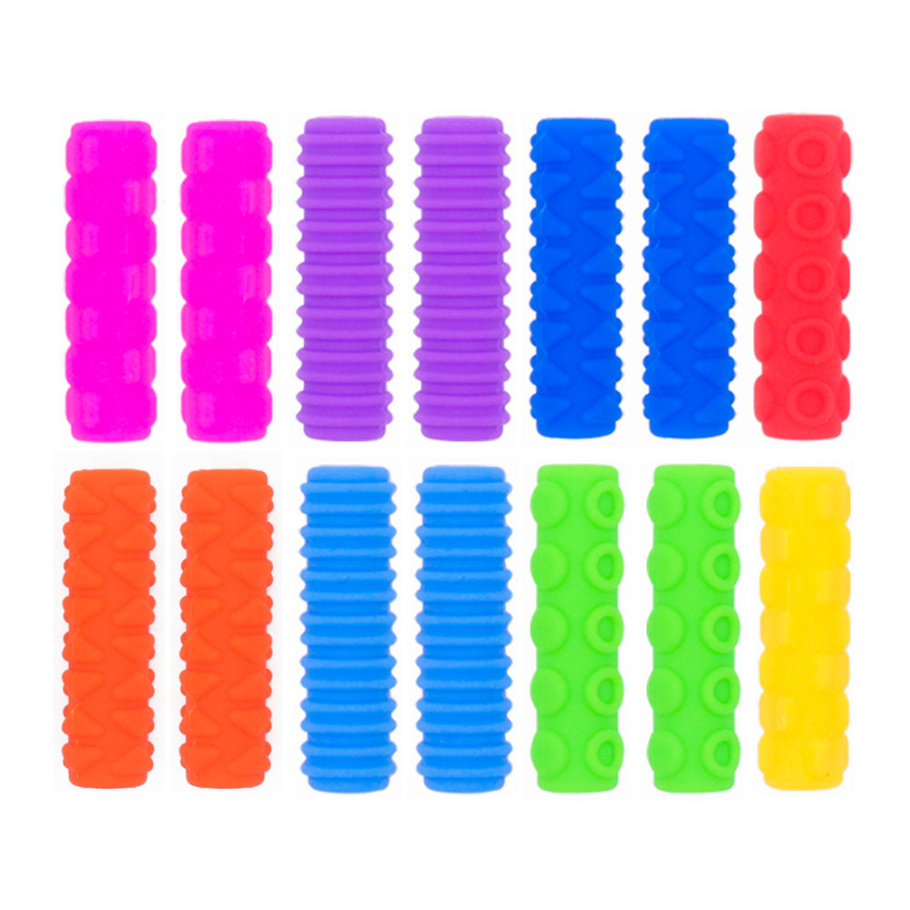 Silicone Textured Sensory Pencil Grip Fidget Toy