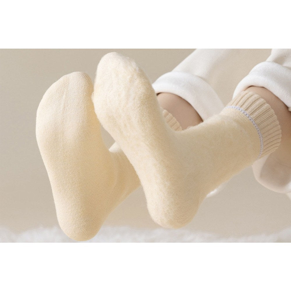 1 Pair Warm Thermal Socks Womens Winter Fleece Lined Socks Insulated Socks