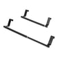 Stainless Steel Cabinet Door Towel Holder Adjustable No Drill Towel Bar for Kitchen Bathroom-Black