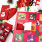 12 Pairs Christmas Sock Advent Calendar Blind Box 24 Days Countdown Calendar