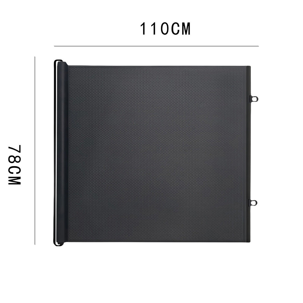 Retractable Pet Gate No Drill Barrier for Dogs and Cats Indoor Outdoor Use