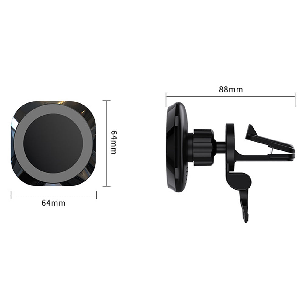 MagSafe Compatible 15W Wireless Car Charger Mount for iPhone