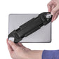 360 Degree Rotating PU Leather Hand Strap Holder Stand for Tablets