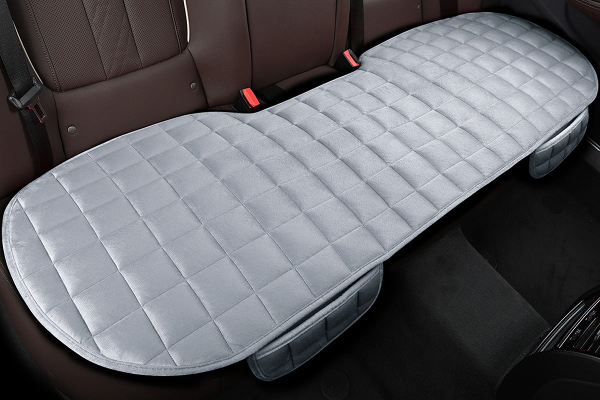 Car Seat Cushion Rear Seat Cover With Storage Pocket Auto Seat Cushion