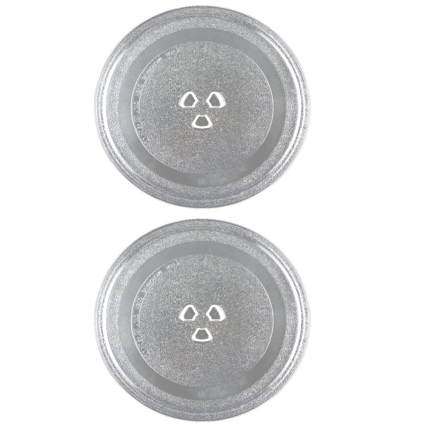 2Pcs Microwave Oven 24.5cm Glass Plate Y Type Glass For Lg Galanz Midea Microwave Oven Parts Accessories