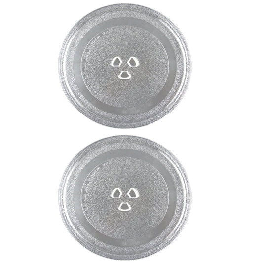 2Pcs Microwave Oven 24.5cm Glass Plate Y Type Glass For Lg Galanz Midea Microwave Oven Parts Accessories