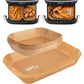 150Pcs Air Fryer Liners for Ninja Foodi Disposable Dual Liners Paper