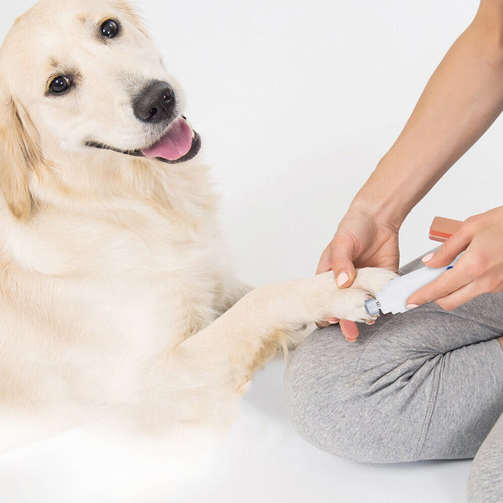 Electric Pet Grooming Clipper Claw Grinder Cat Dog Trimmer Tool