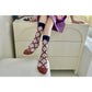 4 Pairs Women Novelty Crew Socks