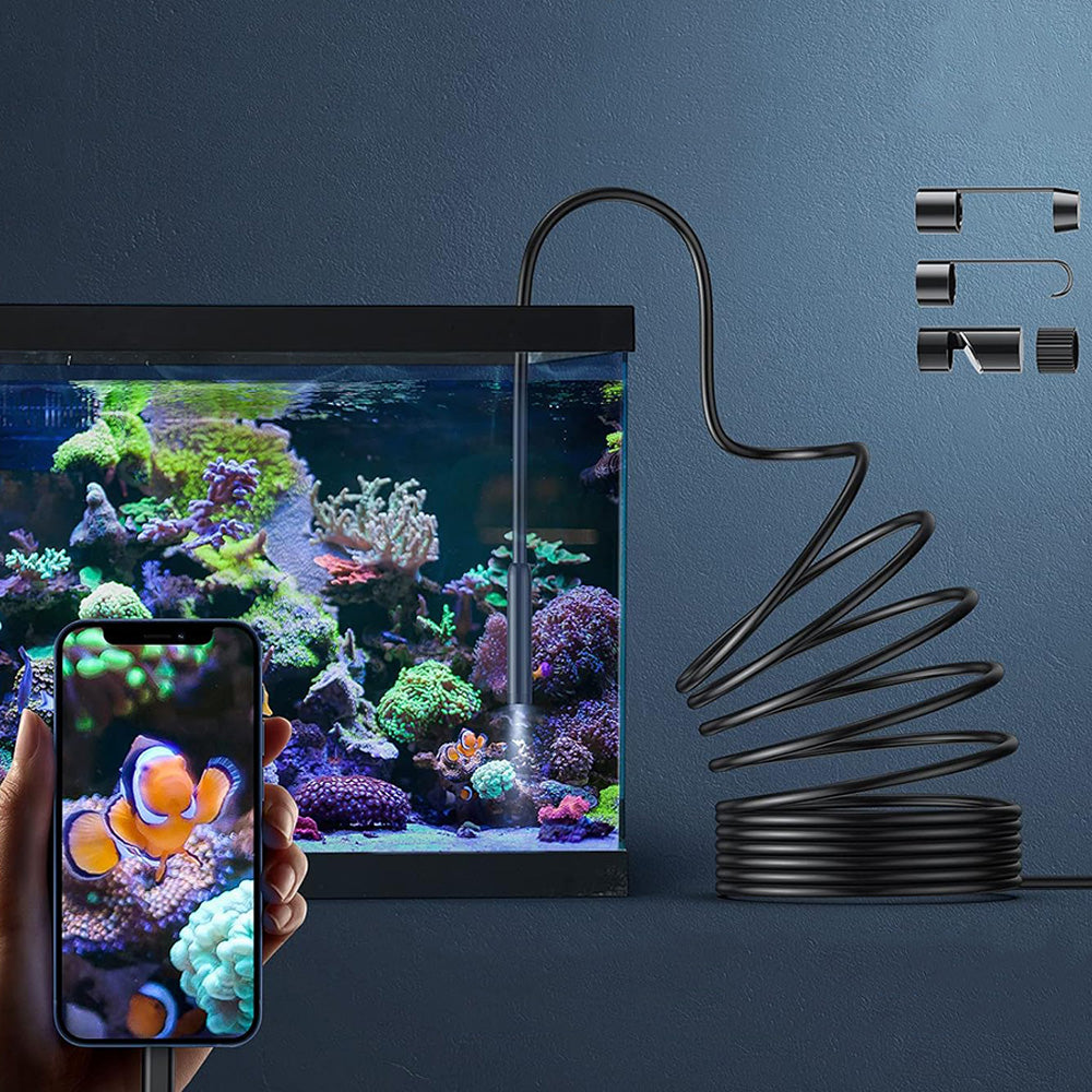 1080P 5m Endoscope Camera with 8 LED Lights