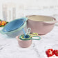 10Pcs Nested Mixing Bowls with Measuring Spoon